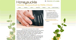 Desktop Screenshot of honeysuckleacupuncture.com